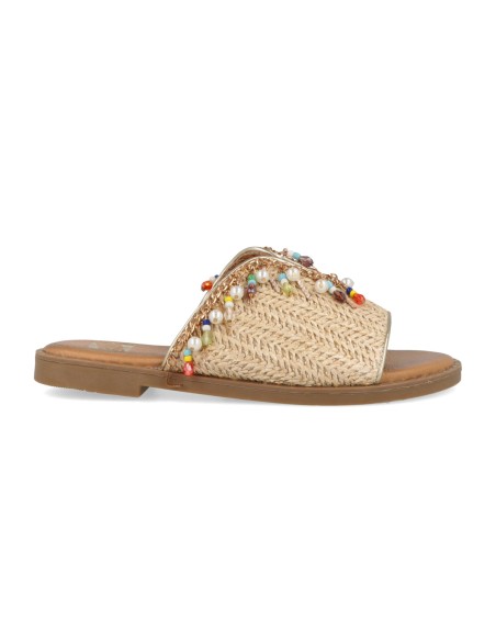 O-Joo Miley Carribean ciabatta con charms